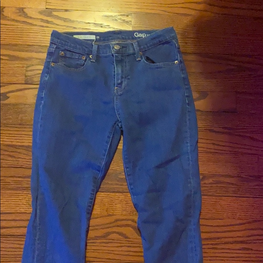 vintage gap high waisted girlfriend jeans